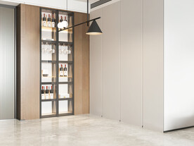 现代餐厅场景3D空景