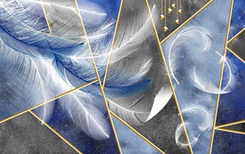 现代简约轻奢几何图形背景墙