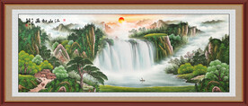 山水画 水墨山水 国画