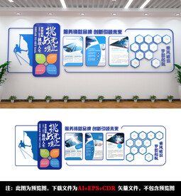 公司企业文化墙