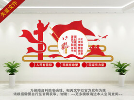 社会主义核心价值观背景墙