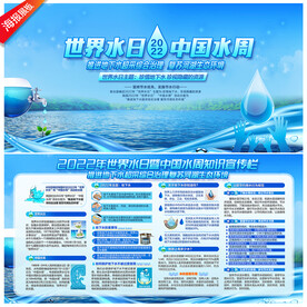 世界水日宣传展板