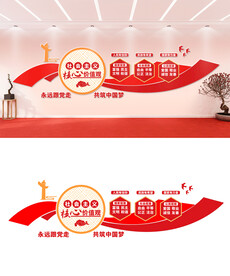 核心价值观文化墙设计