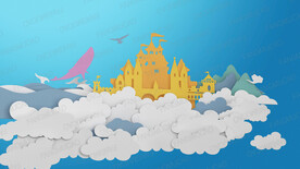 剪纸梦幻城堡含tif及jpg