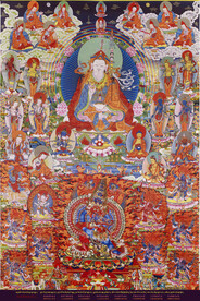 八大莲师唐卡