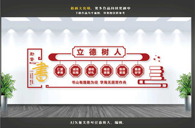立德树人文化墙