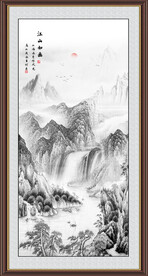 玄关山水画