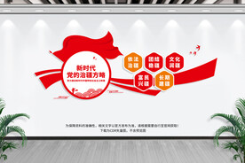 治疆方略党建文化墙