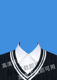女士证件照衬衫毛衫韩版学生图片
