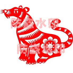 虎年窗花矢量超精细