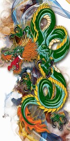 新中式吉祥金龙艺术玄关