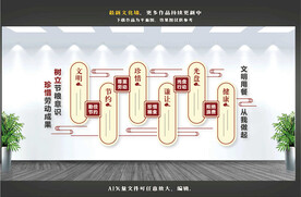 食堂文化墙