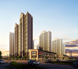 小区沿街商业效果图