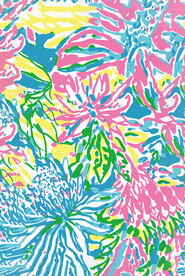 彩色乱花印花花型