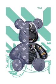 矢量T恤印花机械熊需要定制可私