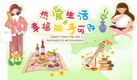 超市春季吊牌文案画面