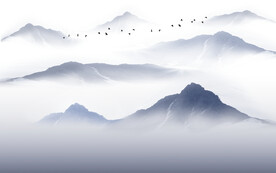 轻奢装饰画 新中式山水画