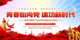 建团100周年活动展板