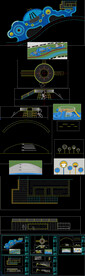 儿童游乐园场地规划CAD图纸