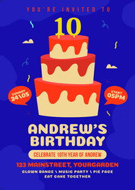 生日背景生日海报