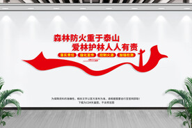 森林防火文化墙