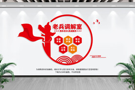 老兵调解室文化墙