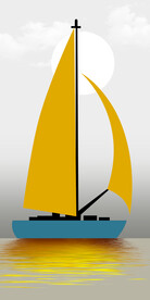 轻奢装饰画 帆船