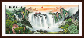 客厅山水画