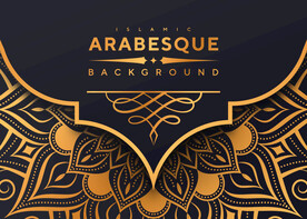 ai矢量古典金色曼陀罗高端商务