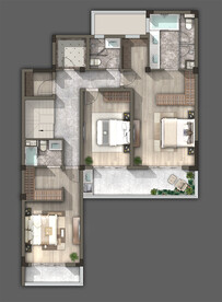 户型图 家配图 洋房图图片