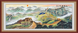 长城山水画