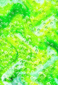  绿色水珠背景 