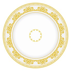 金色团花餐盘餐具花纸 