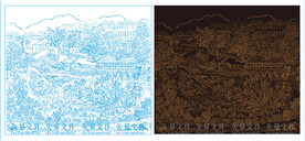 古画矢量线稿文件