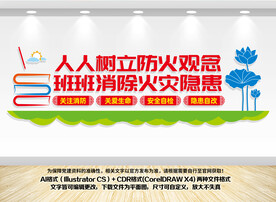 校园消防安全文化墙