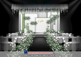 白色森系仪式区