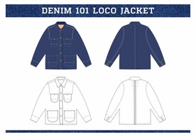 101工装夹克 牛仔经典款 