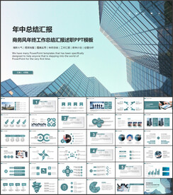 商务年终工作总结PPT