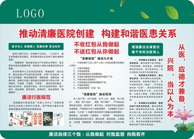 清廉医院宣传栏