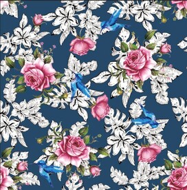  手绘 花卉  玫瑰