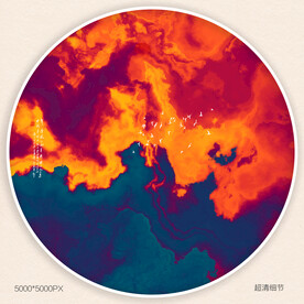 水墨画软膜天花