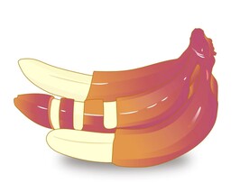 渐变香蕉