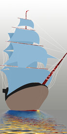 轻奢装饰画 帆船