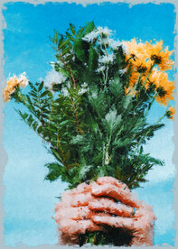 50X70厘米版画素材太阳花