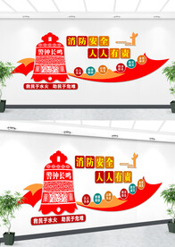 消防安全文化墙设计