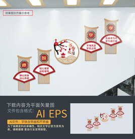 学校楼梯文化墙