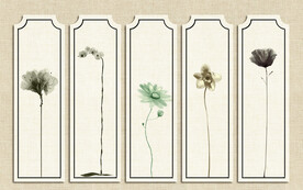 轻奢装饰画 菊花 花朵