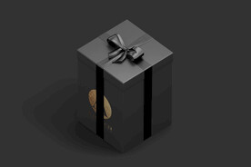丝带礼盒样机