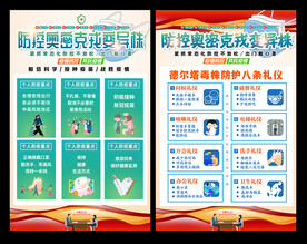 疫情防控展板