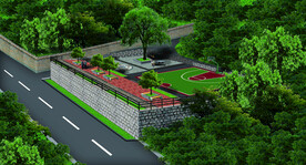 乡村广场 改造 篮球场